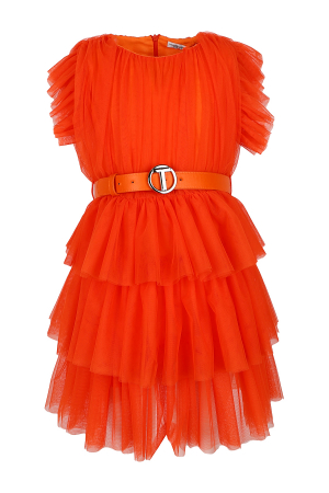 Одежда Платье Оранжевый