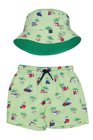 Одежда для пляжа Шорты Зелёный