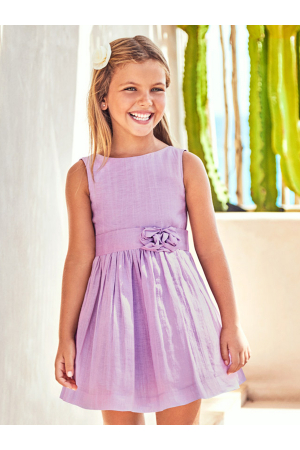 Платья Платье+ремень Фиолетовый