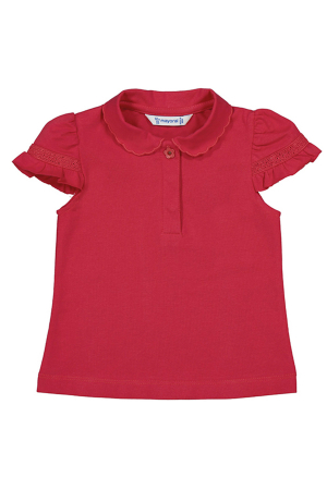 Блузы/Рубашки Поло Красный