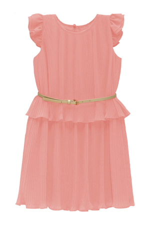 Нарядные платья Платье+ремень Розовый