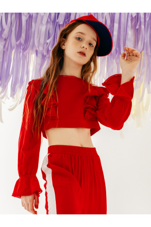 Блузы/Рубашки Блуза Красный