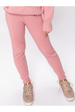 Вязаные брюки Брюки Розовый