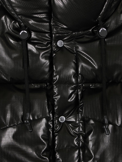 Пуховики короткие Куртка+полукомбинезон Чёрный
