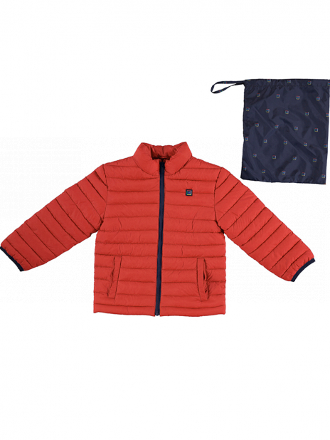 Куртки короткие Куртка+чехол Красный
