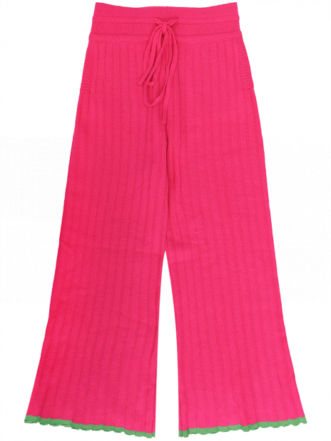 Вязаные брюки Брюки Розовый