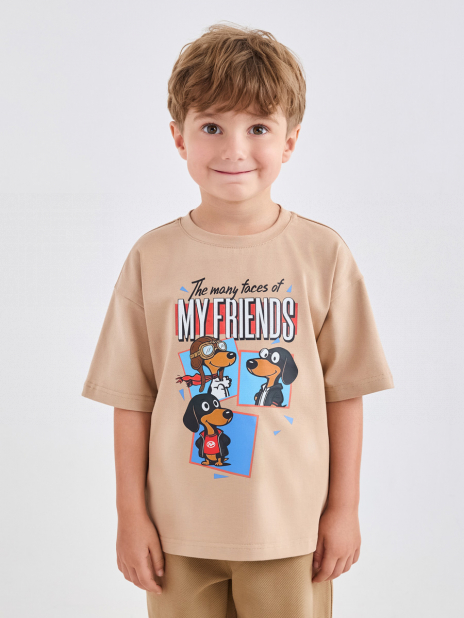 Футболки Футболка Бежевый