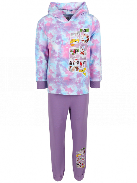 Пижамы Лонгслив+брюки Фиолетовый