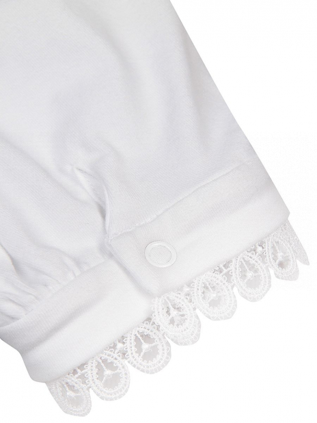 Короткий рукав Блуза Белый