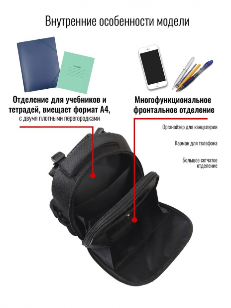 Ранцы 1-4 класс Комплект Разноцветный