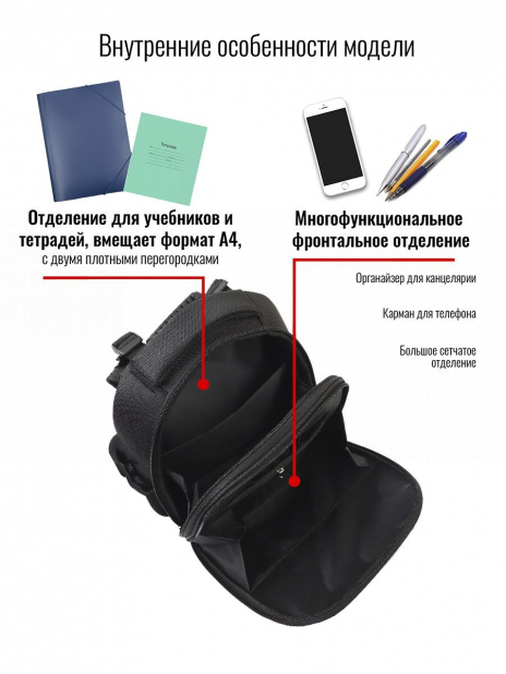Ранцы 1-4 класс Комплект Разноцветный