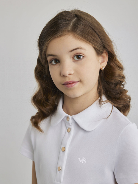Vnukovo International School Джемпер-поло Белый