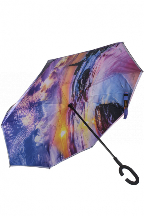 Зонты Зонт-наоборот Фиолетовый