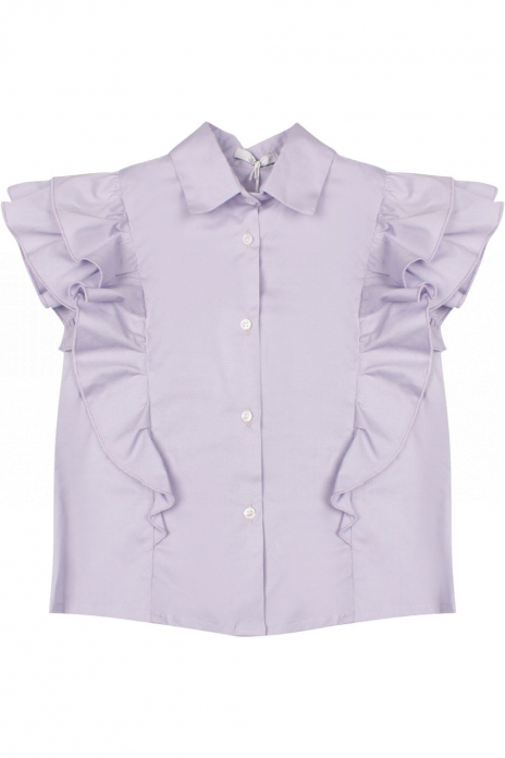 Длинный рукав Блуза Фиолетовый