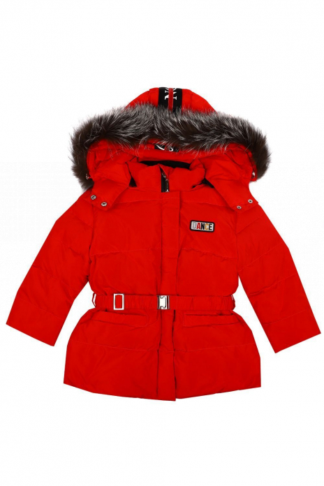 Куртки короткие Куртка+полукомбинезон Красный