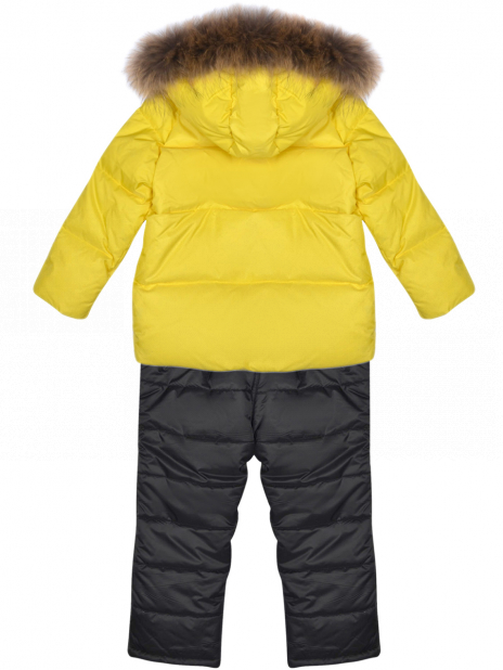 Куртки короткие Куртка+полукомбинезон Жёлтый
