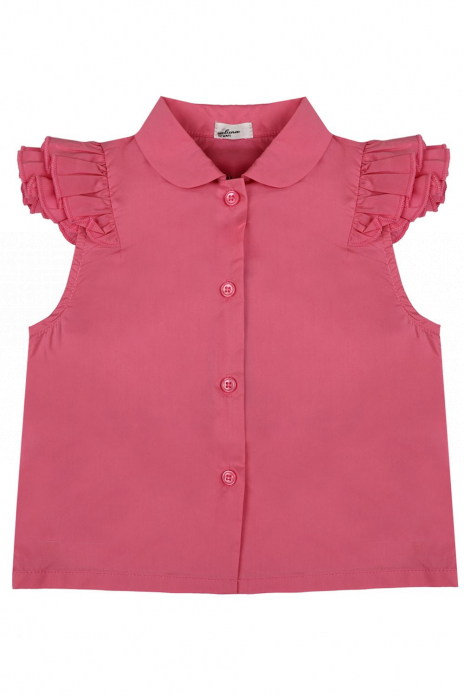 Короткий рукав Блуза Розовый