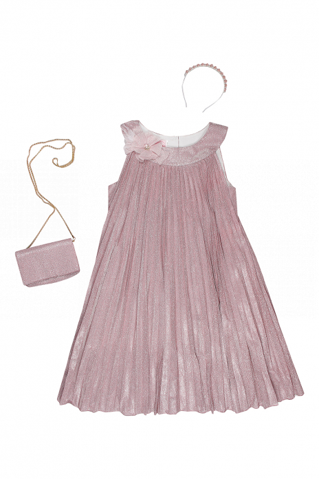 Платья Платье+аксессуары Розовый