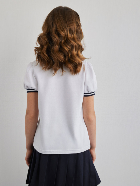 Поло Джемпер-поло Белый