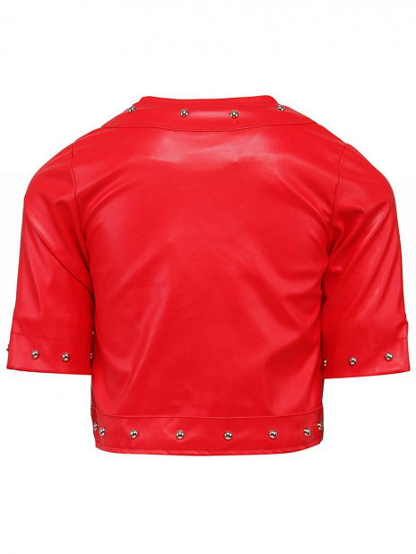 Кожаные куртки Куртка-косуха Красный