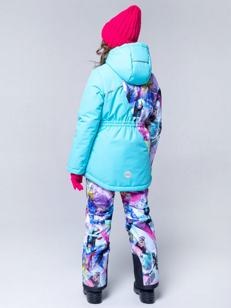 Утепленные костюмы Куртка+полукомбинезон Разноцветный