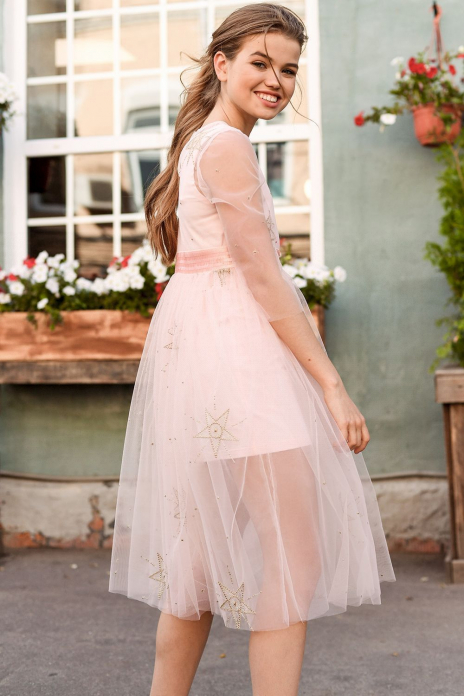 Платья на выпускной Комплект Розовый