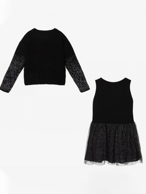 Платья Платье+свитер Чёрный