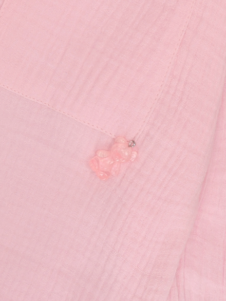 Длинный рукав Рубашка Розовый