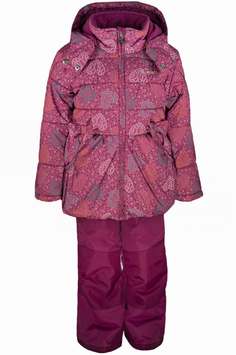 Куртки длинные Куртка+полукомбинезон Розовый