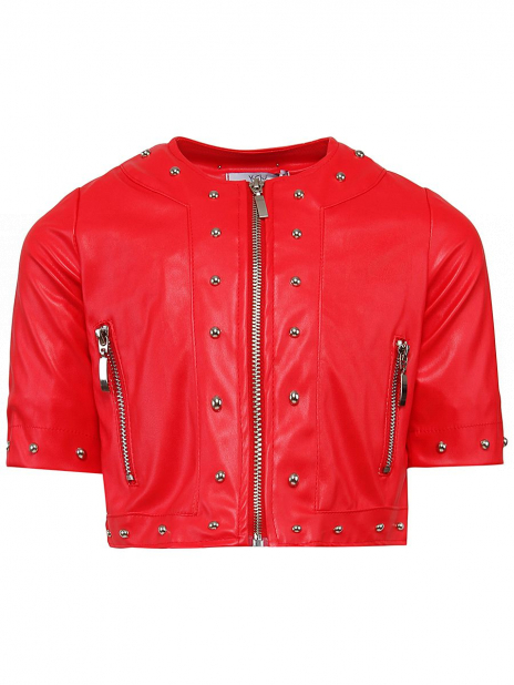 Кожаные куртки Куртка-косуха Красный