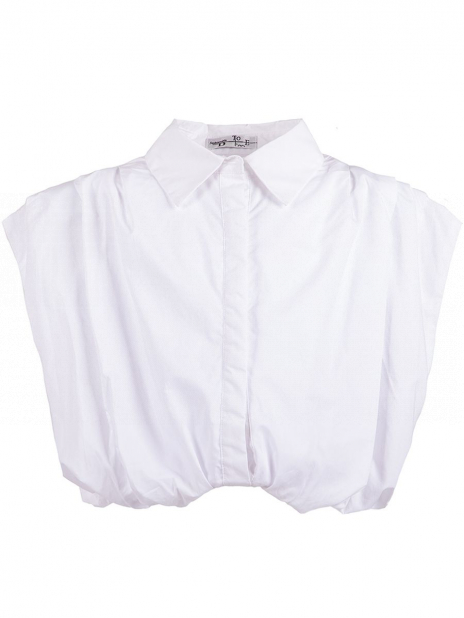Короткий рукав Блуза Белый