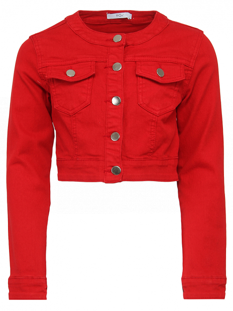 Джинсовые куртки Куртка Красный