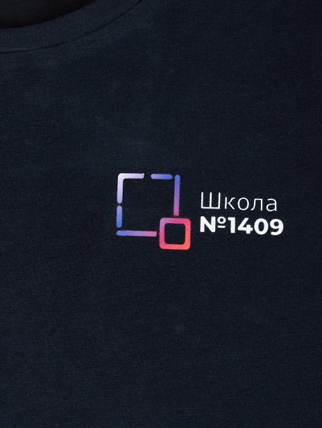 Школа №1409 г.Москвы Футболка Синий