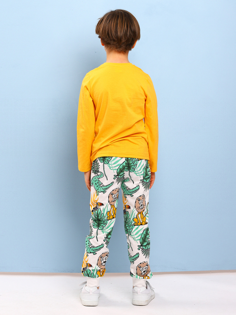 Пижамы Лонгслив+брюки Разноцветный